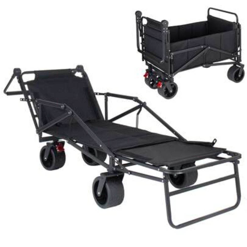 Outdoor Camping Bag - 3-In-1 Seat Wagon Cart with Cup