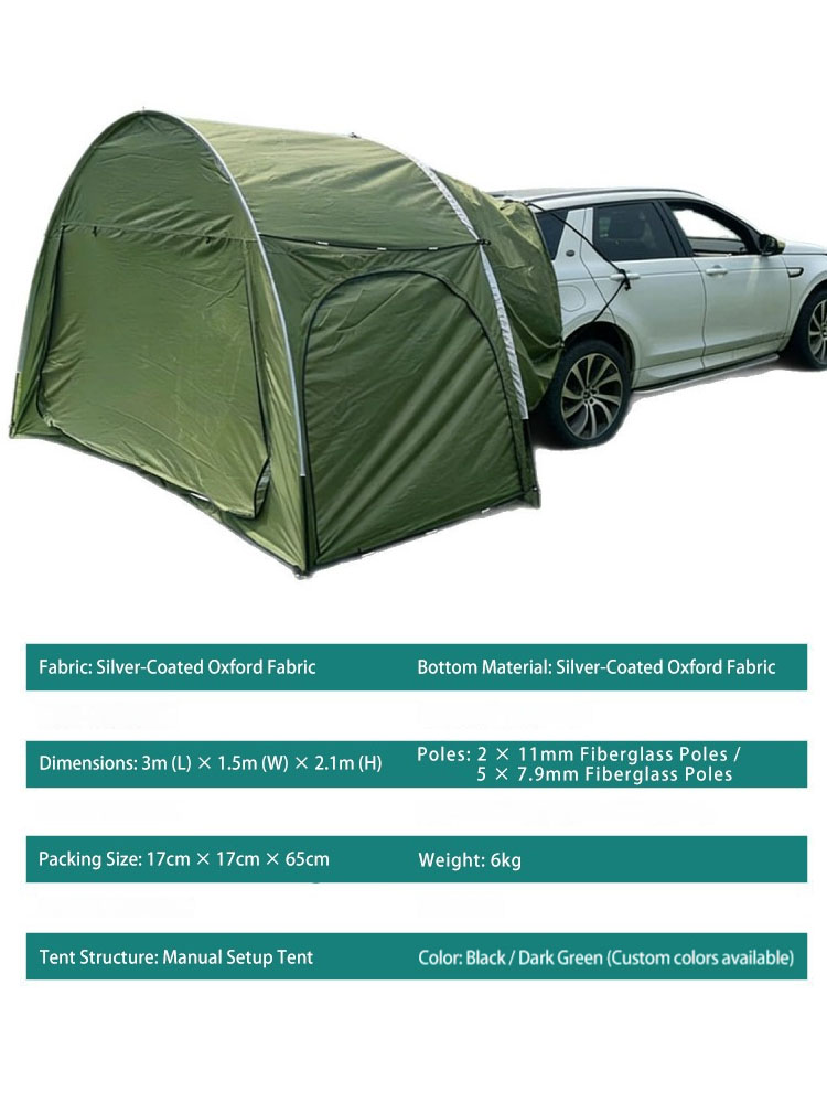 Outdoor Camping Canopy - For car Outdoor Rear Tent Camping