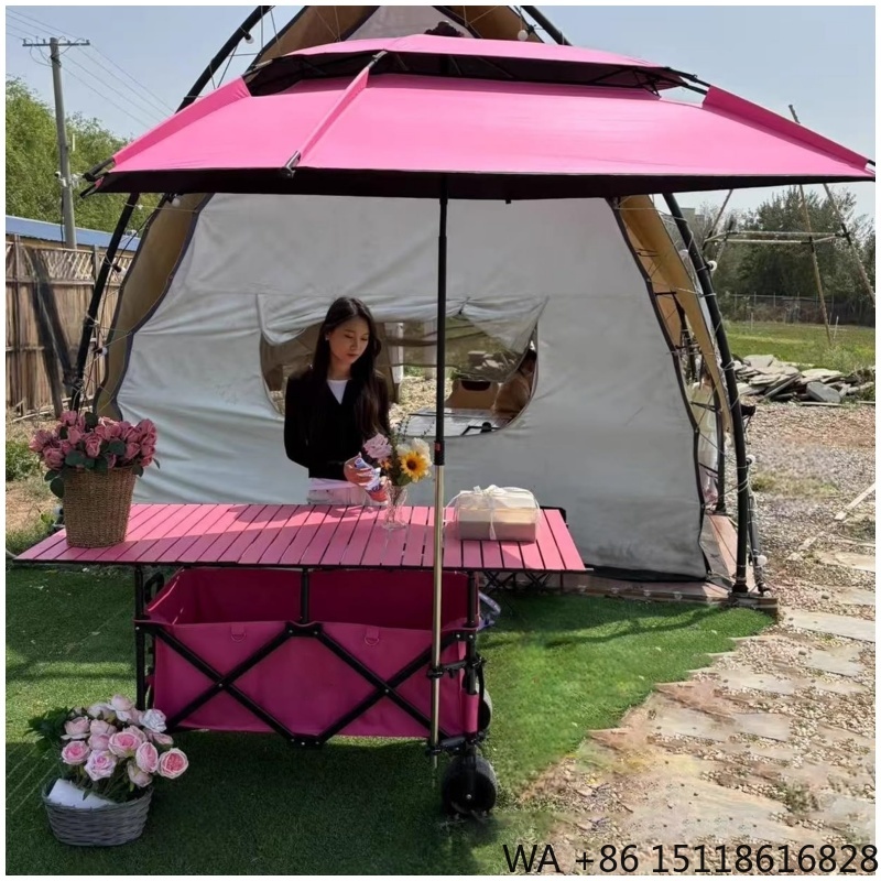 Outdoor Camping Canopy - 420L High Quality 4-Position Height Adjustable