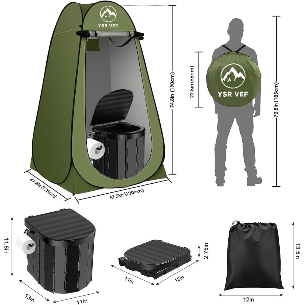Portable Toilet Kit, Camping T - Outdoor Camping Bag review and price