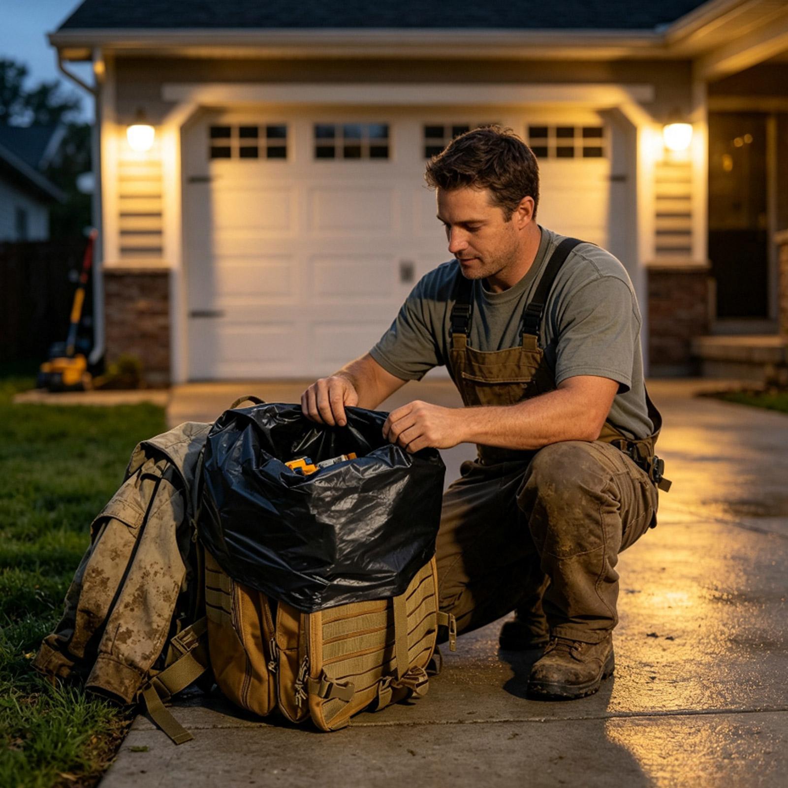 Waterproof Backpack Liner 10-p - Outdoor Camping Bag review and price