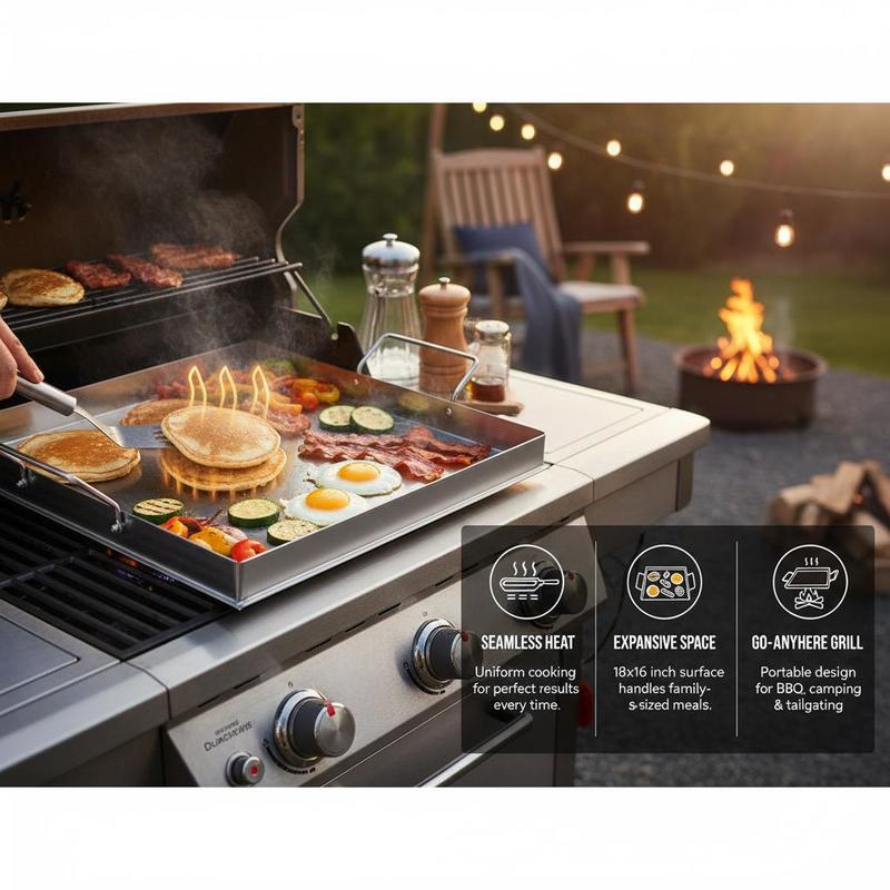 Universal Flat Top Griddle 18x - Outdoor Y Camping review and price