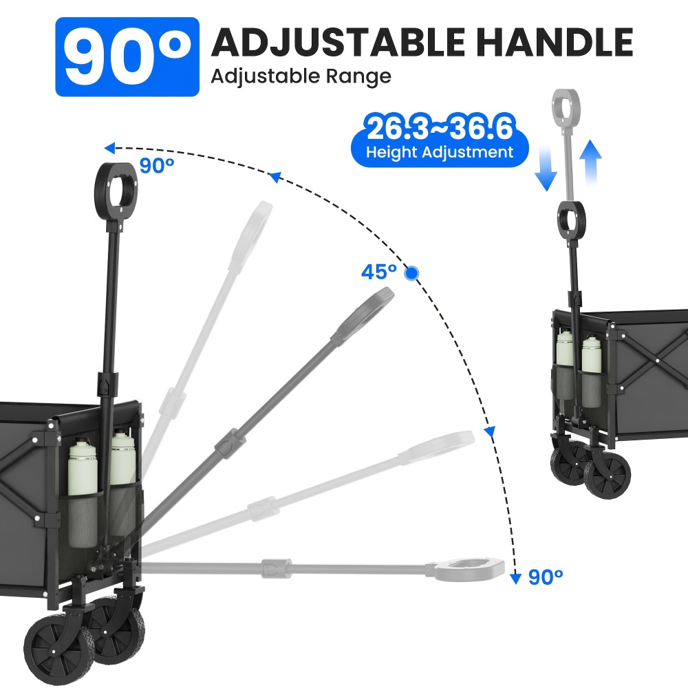 Folding Garden Cart 360 lbs Ca - Outdoor Y Camping review and price
