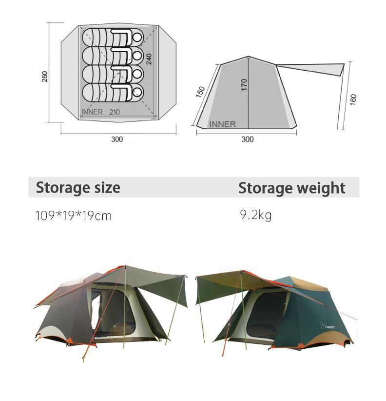 Vidalido Khemah Kemah Namiot A - Camping Zelt Outdoor review and price