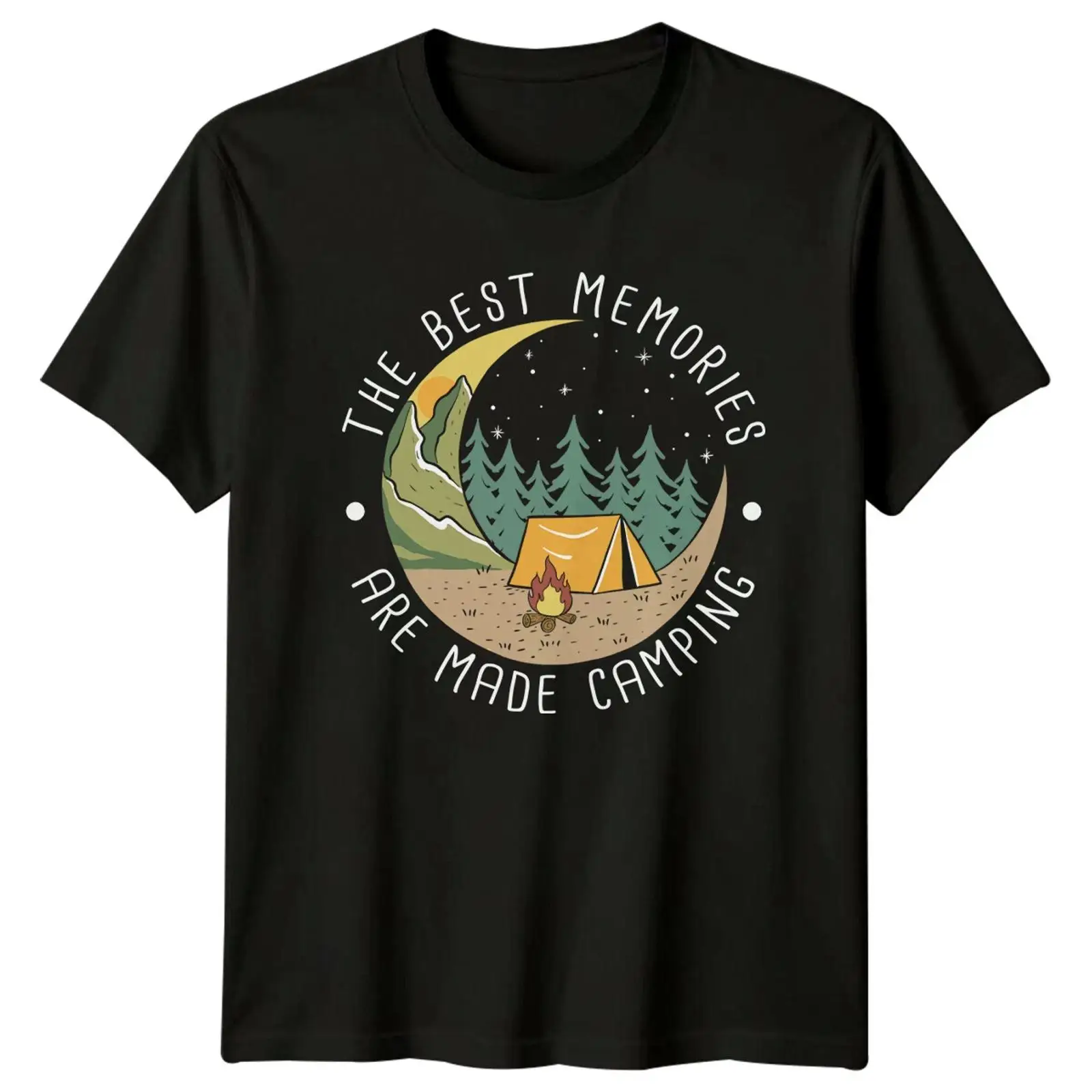 Best Memories Camping T Shirt  - Camping Zelt Outdoor review and price