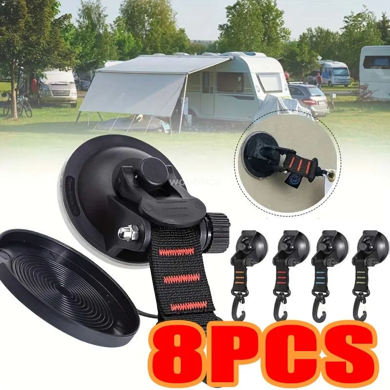 1/8 Pcs Car Tent Suction Cups  - Outdoor Camping Tarp review and price