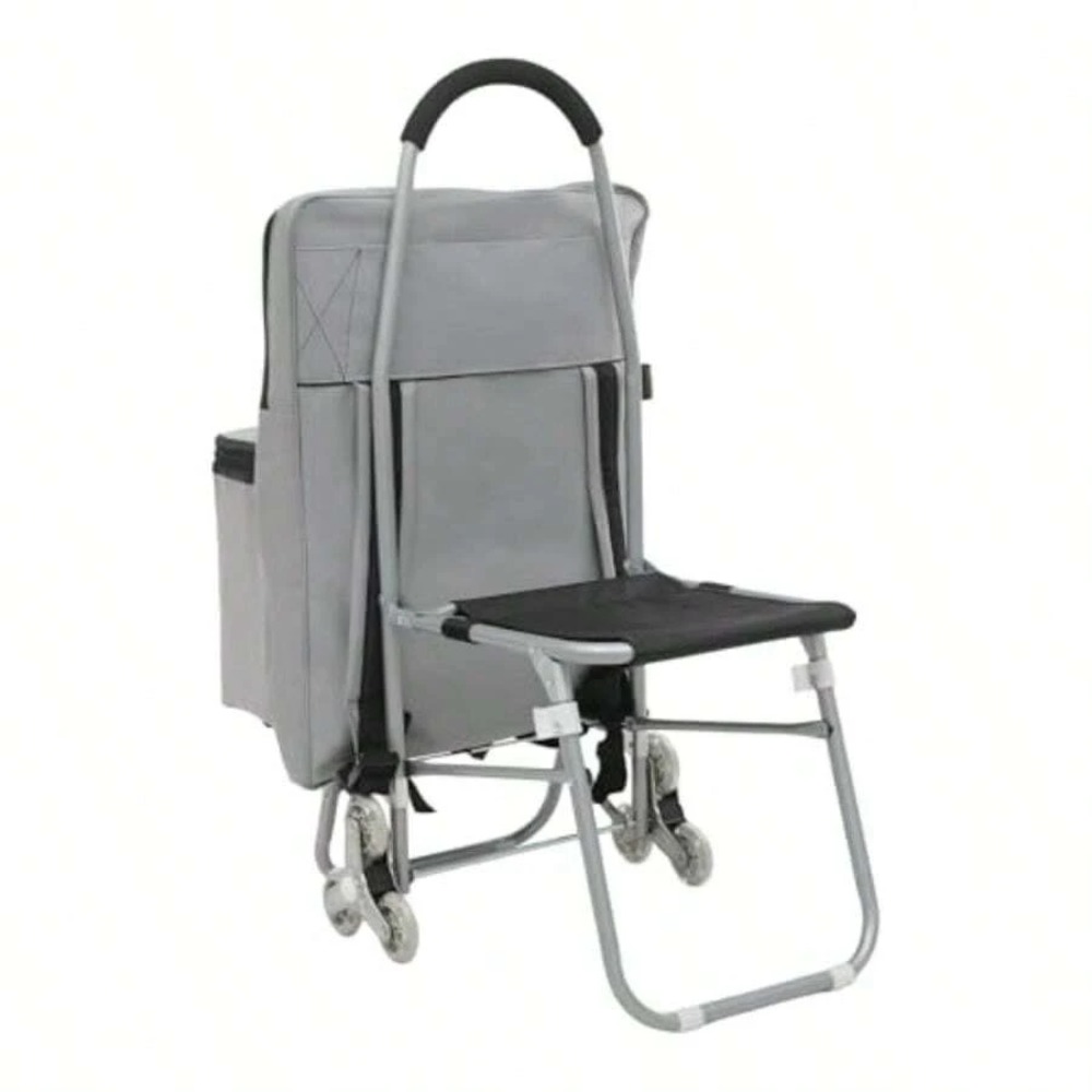 3 Wheel Folding Art Cart with  - Outdoor Camping Bag review and price